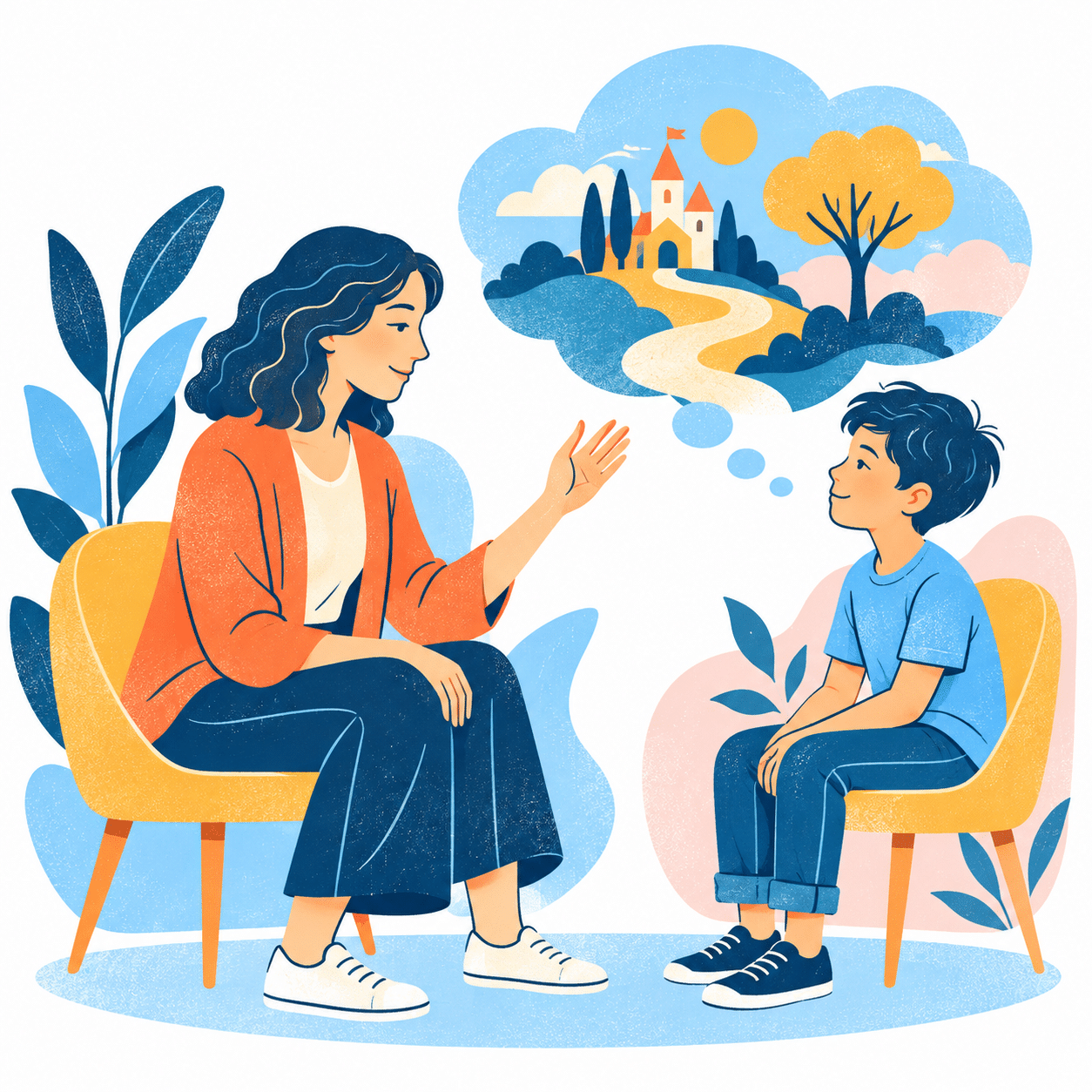 Illustration de l’hypnose adaptée aux enfants